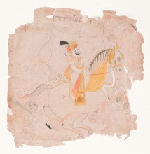 Prince on Horse, 18th century. Creator: Unknown.