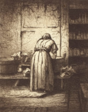 The Washerwoman, 1877. Creator: Henry Farrer.