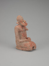 Kneeling female figure, 15th-18th centuries. Creator: Unknown.