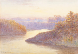 Sunset Stream, date unknown. Creator: Richard Gruelle.