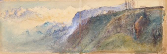 Bernese Oberland, 1866. Creator: John Ruskin.