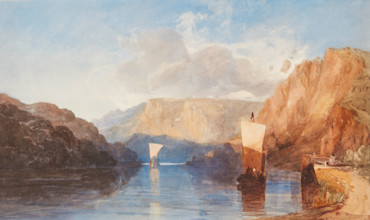 Blasting St. Vincent's Rock, Clifton, about 1830. Creator: John Sell Cotman.