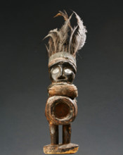 Human figure (Nkisi), late 19th century - early 20th century. Creator: Unknown.