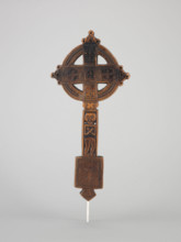 Hand-held processional Christian cross, mid-18th century - 19th century. Creator: Unknown.