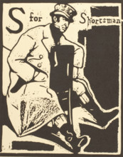 S is for Sportsman, about 1898. Creator: William Nicholson.