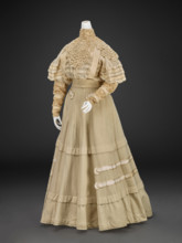 Dress With Jacket (Blouse, Jacket, Skirt, Belt), 1890s. Creator: L. P. Hollander & Co..