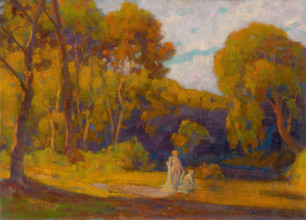 At Sunset, 1922. Creator: Ludovit Cordak.