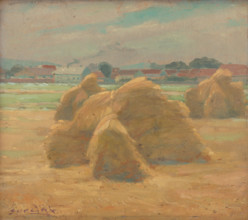 Harvest, around 1910. Creator: Ludovit Cordak.