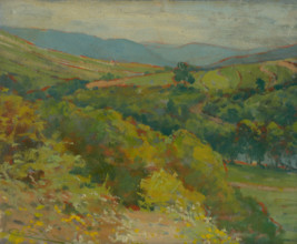 The Hornád Valley by Tahanovce, around 1914-1915. Creator: Ludovit Cordak.