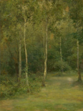 Wooded Landscape with Little Birches, 1894-1896. Creator: Ludovit Cordak.