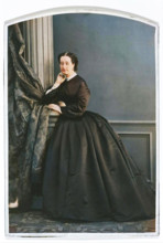 Empress Eugénie, 1860. Creator: Olympe Aguado.