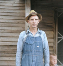 Tobacco sharecropper, Person County, North Carolina, 1939. Creator: Dorothea Lange.