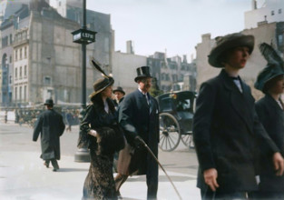 Austen Gray & wife, 1913. Creator: Bain News Service.