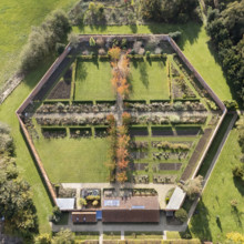 Ashby Hall, Walled Garden, Heath Road, Ashby de la Launde, North Kesteven, Lincolnshire, 2024. Creator: James O Davies.