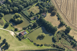 Shireoaks Hall country house and water garden, Nottinghamshire, 2024. Creator: Robyn Andrews.