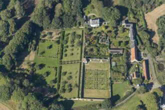 Old Durham Gardens, a re-constructed walled garden, Old Durham, County Durham, 2024. Creator: Robyn Andrews.