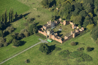 Ruins of Bradgate House stables, Leicestershire, 2024. Creator: Damian Grady.