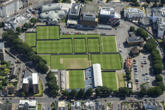 Devonshire Park Lawn Tennis Club, Eastbourne, East Sussex, 2024. Creator: Damian Grady.