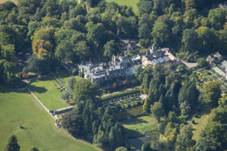 Thornbridge Hall, a late 19th centrury country house, Derbyshire, 2024. Creator: Robyn Andrews.