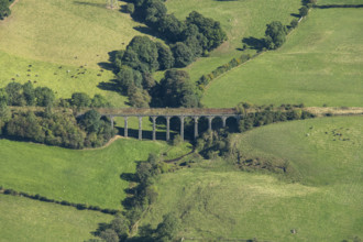 Langley Viaduct, built circa 1863 for the North Eastern Railway Company, County Durham, 2024. Creator: Robyn Andrews.