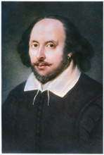 William Shakespeare, English playwright, (19th century). Creator: Unknown.