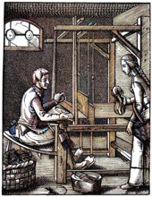 'The Weaver', 16th century, (1870). Creator: Jost Amman.