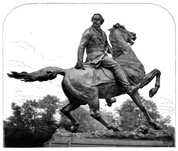 Statue of General Sir James Outram, for Calcutta, now in Waterloo-Place, by J. H. Foley, R.A., 1873. Creator: Unknown.