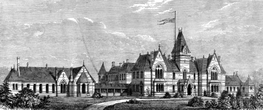 The new Infirmary at Wigan, 1873. Creator: Unknown.