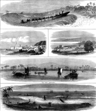 Sketches on the Gold Coast of Africa, 1873. Creator: Unknown.