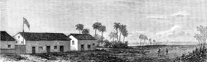 The British Consulate, Omoa, Honduras, 1873. Creator: Unknown.