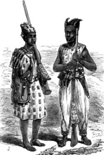 The Gold Coast and Ashantee War: Fantee soldiers, 1873. Creator: Unknown.