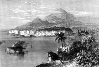 Ambas Bay and highlands of the Cameroons, west coast of Africa, 1873. Creator: Unknown.