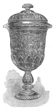 Silver prize cup for the East Indian Railway Volunteer Rifle Corps, 1873. Creator: Unknown.