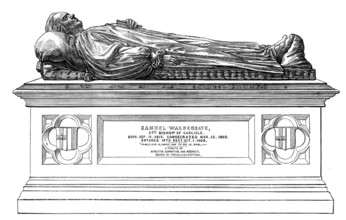 Monument of the late Right Rev. Dr. S. Waldegrave, Bishop of Carlisle, 1873. Creator: Unknown.