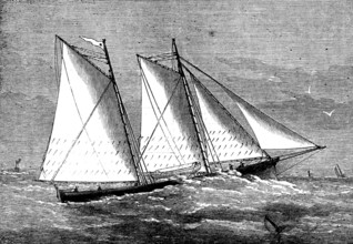 The new life-ship Peronelle, 1873. Creator: Unknown.