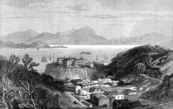 New Royal Naval Hospital, Hong-Kong, 1873. Creator: H. Crane.