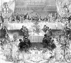 The Lord Mayor's Table, 1873. Creator: H. Crane.