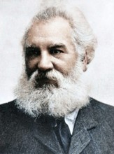 Alexander Graham Bell (1847-1922), Scottish-born American inventor who patented the telephone in