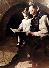 Hermann Göring, German Nazi politician and military leader, with his daughter Edda, c1939-c1942. A
