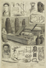 Egyptian, Greek, and Roman Antiquities discovered by Mr. Flinders Petrie, 1888. 'Exhibition at