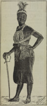 The 'Famous Amazons' - performances at the Crystal Palace, 1880. Illustration from an advertisement