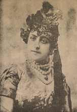 La Belle Fatma, 1887. Portrait photograph of a dancer, whose name has been referenced in newspapers
