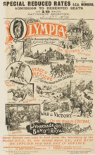 Grand Sporting and Military Show at Olympia in London, 1896. 'Cycling; The Riviera at Olympia;