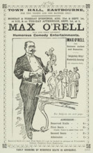 Max O'Rell will give Three Different Humorous Comedy Entertainments, 1896. 'Delightfully Witty!