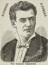 The Original Trewey, 1885. Illustration from a flyer advertising a performance at the Alhambra in