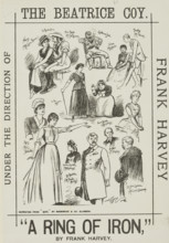A Ring of Iron, late 19th century. 'In Australia - Nancy (Miss Eyre Robson), Sam Thorpe (Mr. T. W.