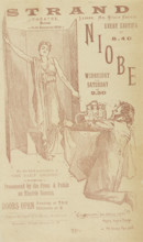 Niobe at the Strand Theatre, late 19th century. 'By the kind permission of "The Daily Graphic" -