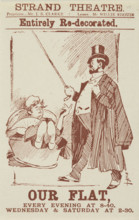 Our Flat - Entirely Re-decorated, at the Strand Theatre, late 19th century. Illustrated programme