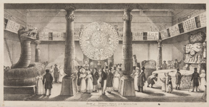 Exhibition of Antient [sic] Mexico at the Egyptian Hall, Piccadilly, London, c1824. Ancient Mexico