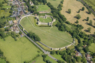 Pevensey Castle, Pevensey, East Sussex, 2024.